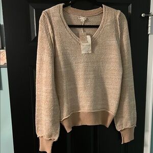 NEW Women's Pink Sweater Size Large